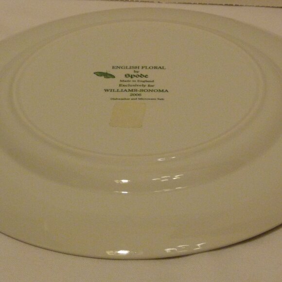 SPODE for Williams Sonoma English Floral 12.75" Chop Plate Round Buffet Platter - Picture 8 of 10